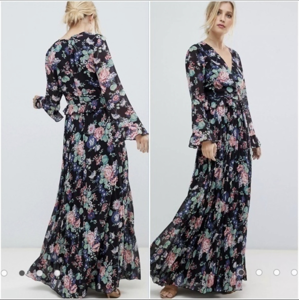 Miss selfridge Floral Maxi dress